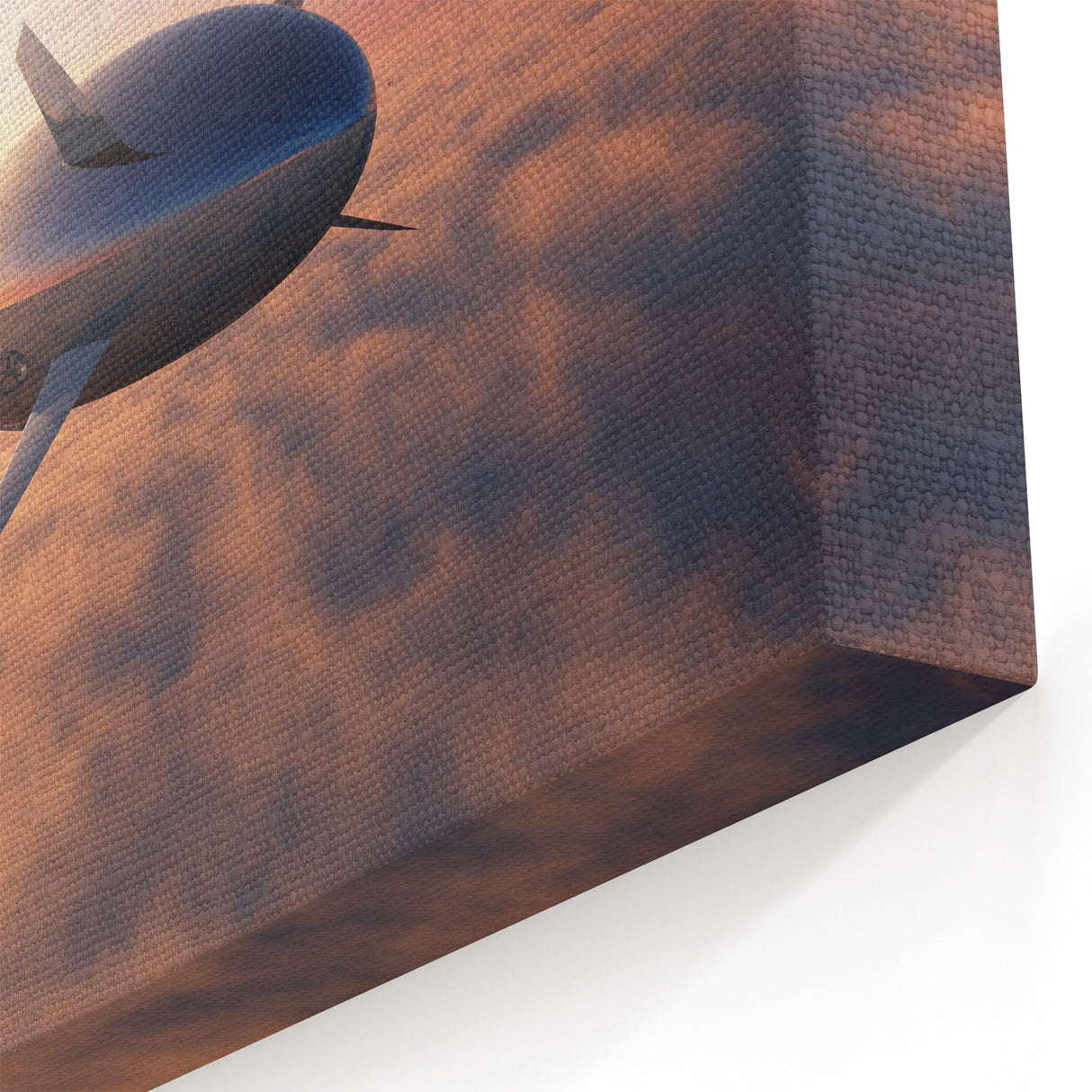 Sleek Airship Wall Art | Modern Dirigible Aviation Canvas Print