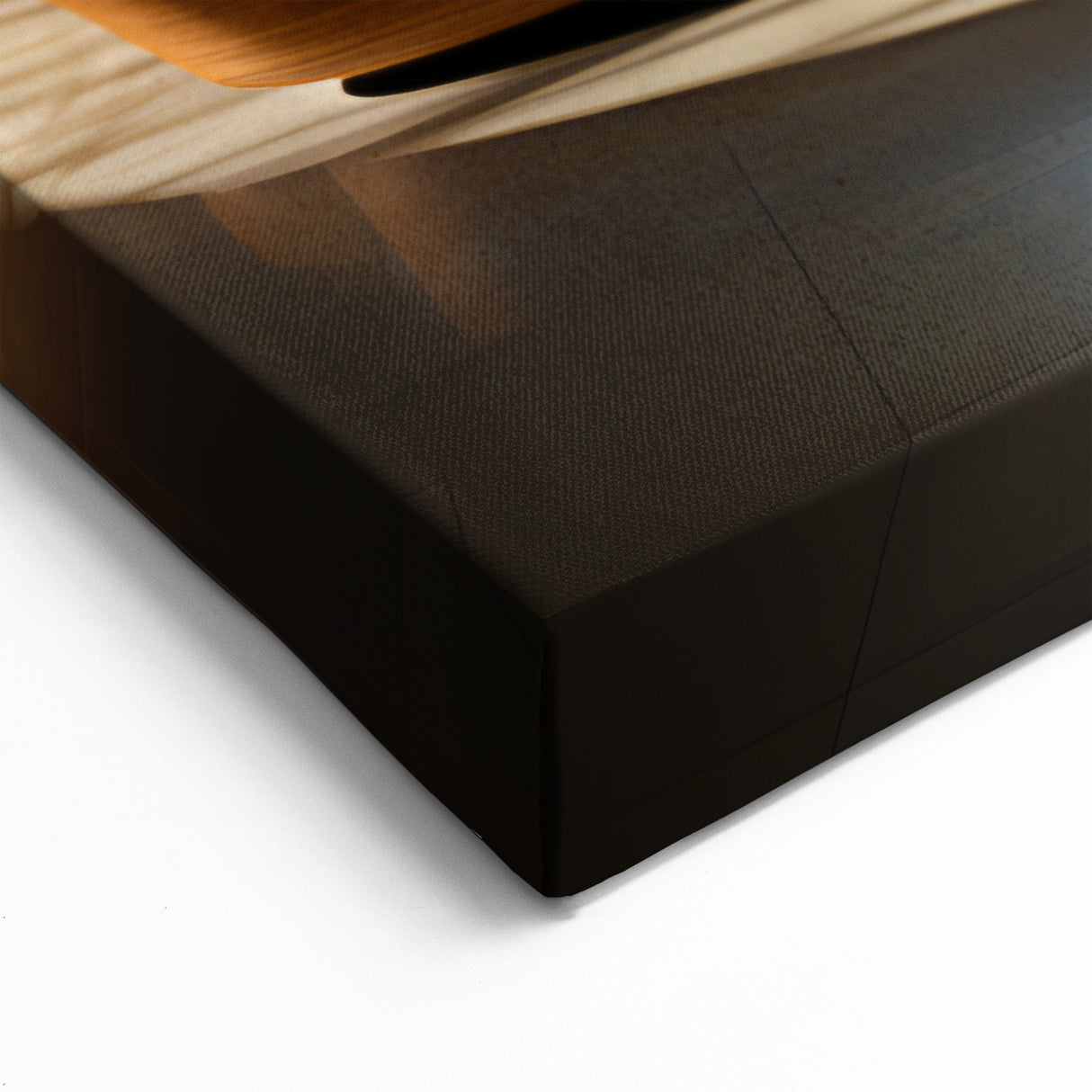 Modern Art Museum Interior - Curved Design Canvas & Framed Wall Art