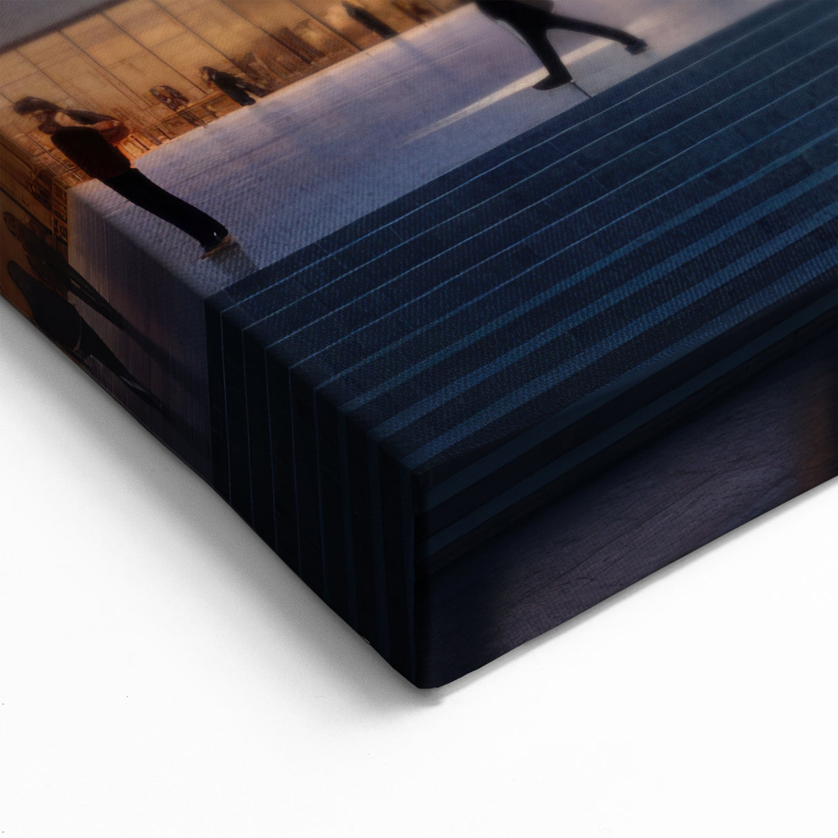 Futuristic Museum Architecture - Evening Light Canvas & Framed Art