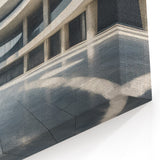 Minimalist Modern Architecture - Concrete Curves Canvas & Framed Art