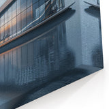 Modern Glass Pavilion - Reflections Canvas & Framed Wall Art Print