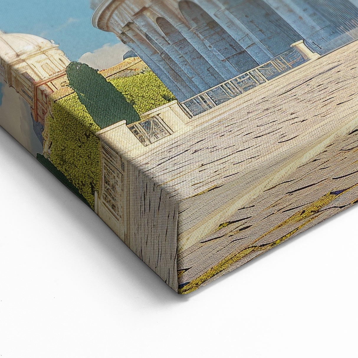 Historic Colosseum Rome Art - Ancient Architecture Canvas Print