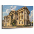 Classic European Museum Art - Elegant Architecture Canvas Print