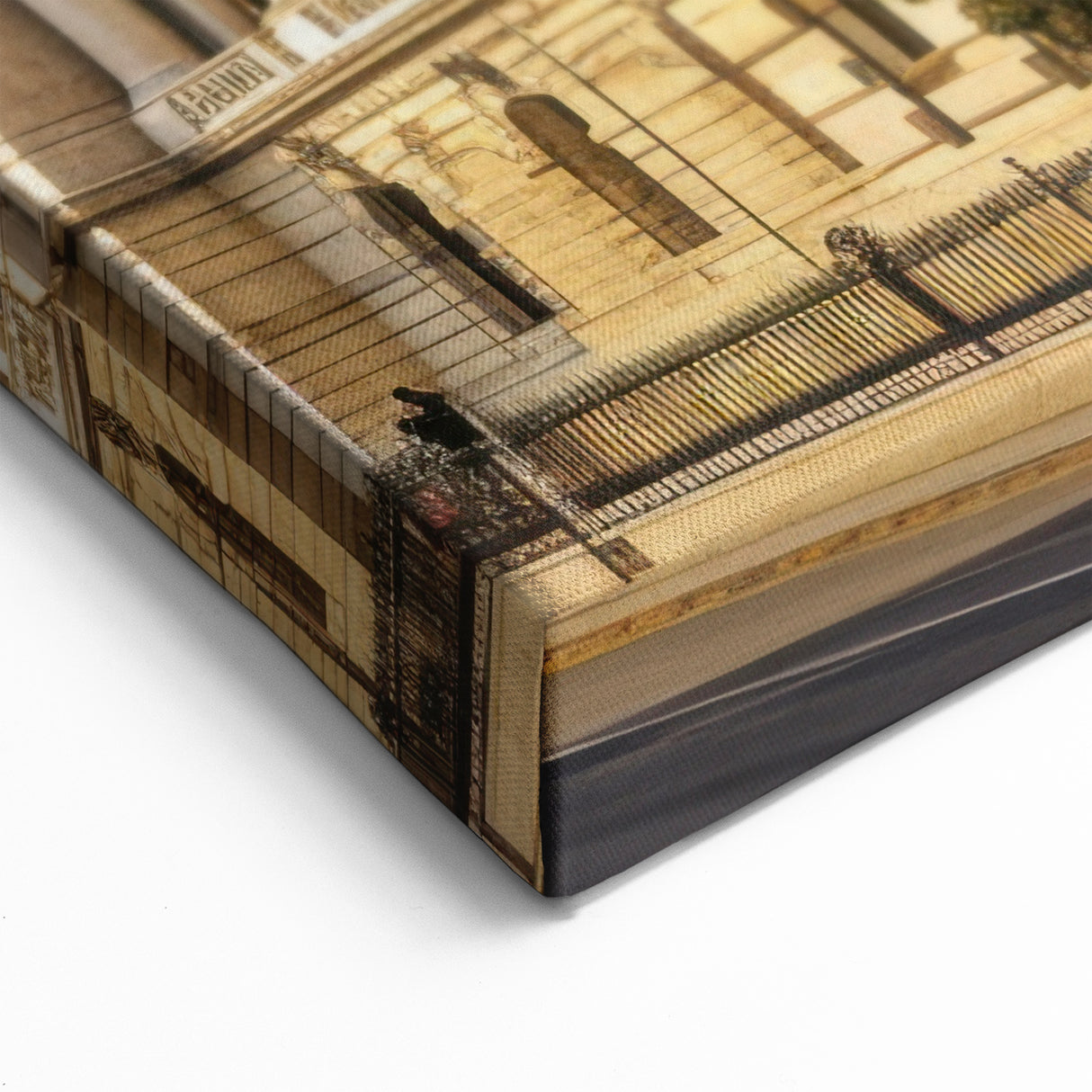 Classic European Museum Art - Elegant Architecture Canvas Print