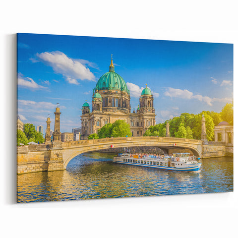 Berlin Cathedral & Spree River Art - Historic Architecture Print