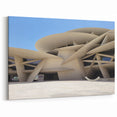 Modern Desert Rose Museum Art - Iconic Architecture Canvas Print