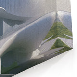 Futuristic Museum Architecture Art - Sleek Modern Design Print