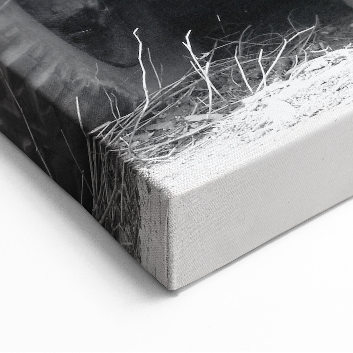 Dereliction Wall Art - Vintage Abandoned Crane Hire Truck Urban Decay Canvas