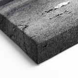 Urban Decay Canvas - Abandoned Car in Darkened Garage Dereliction Art