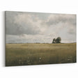 Pastoral Wall Art - Minimalist Countryside Canvas for Rustic Decor