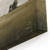 Pastoral Wall Art - Minimalist Countryside Canvas for Rustic Decor