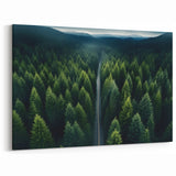 Majestic Forest Road Tree Wall Art - Scenic Landscape Art Prints for Nature Lovers