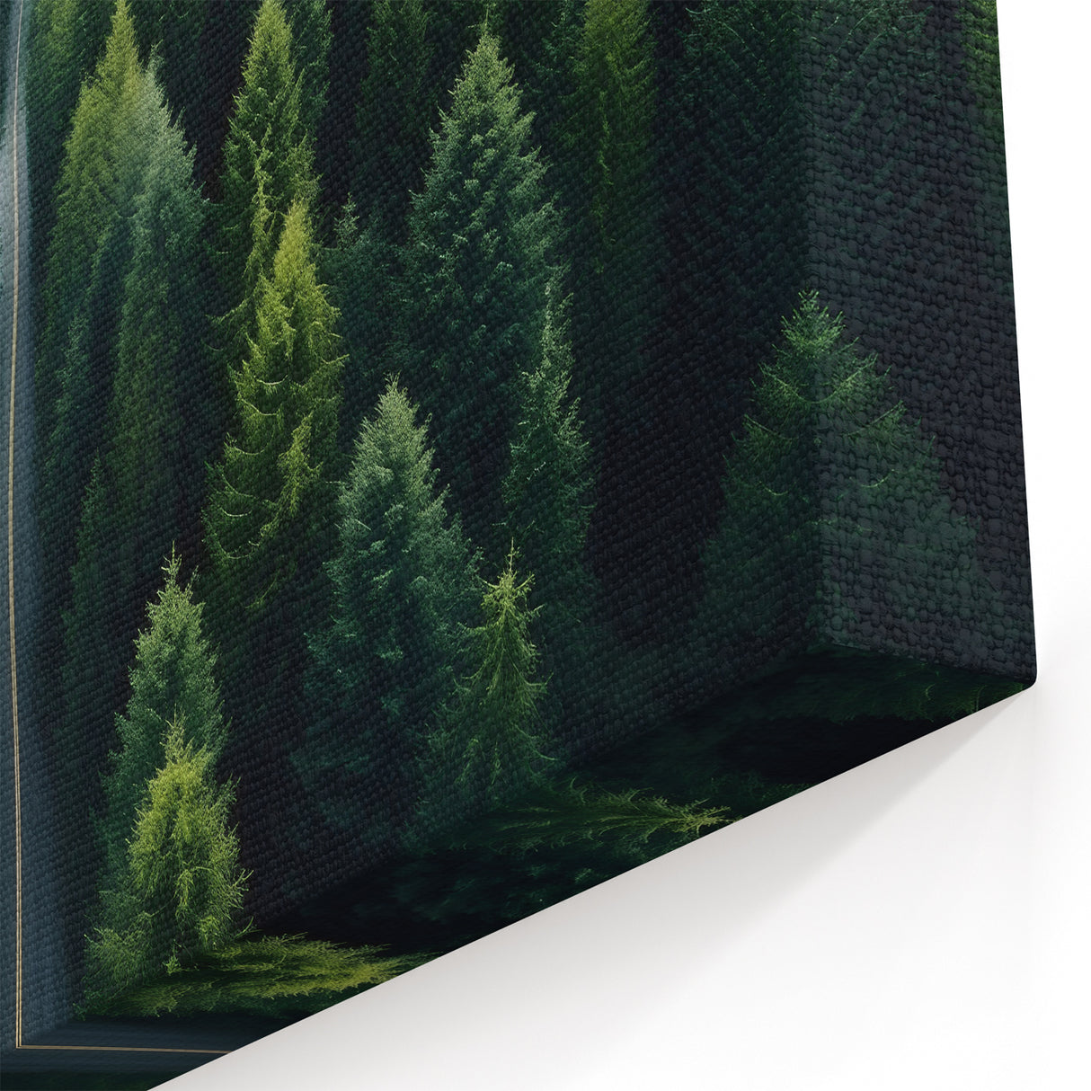 Majestic Forest Road Tree Wall Art - Scenic Landscape Art Prints for Nature Lovers
