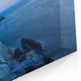 Twilight Coastal Lighthouse Art - Tranquil Evening Canvas Print