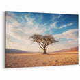 Serene Desert Tree Wall Art - Tranquil Landscape Canvas Prints - Nature Decor