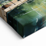 Elegant Cityscape Wall Art - Urban River View Canvas Print