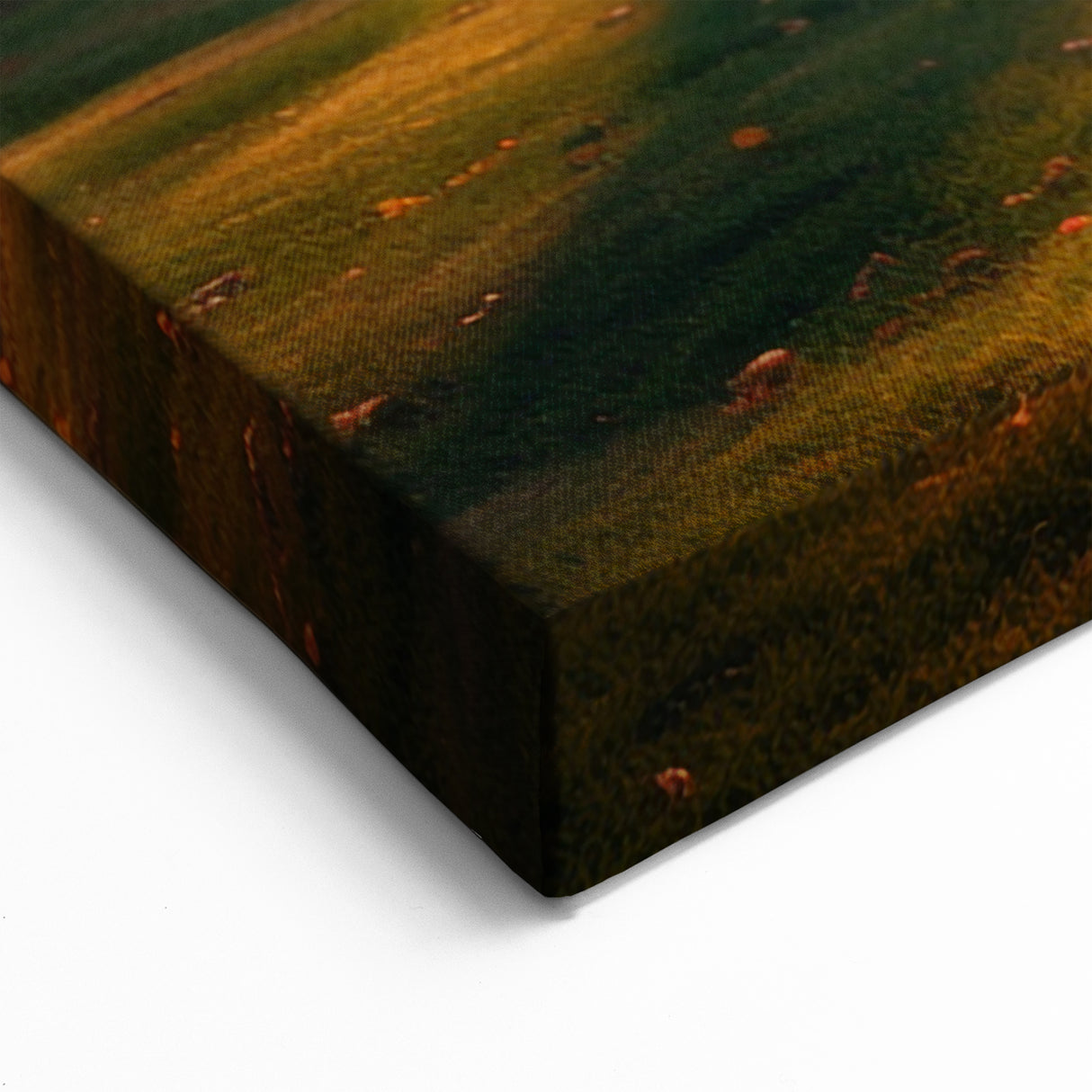 Sunlit House Wall Art - Classic Architecture Canvas Print for Home Decor