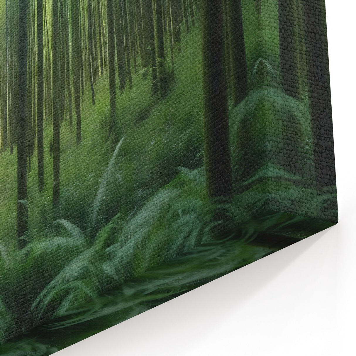 Bamboo Forest Wall Art - Serene Green Landscape Canvas Prints - Nature Decor