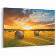 Scenic Countryside Prints - Rustic Farmhouse Decor with Sunset Glow
