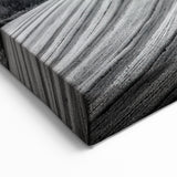 Majestic Manor House Art - Black and White Rolling Fields Canvas
