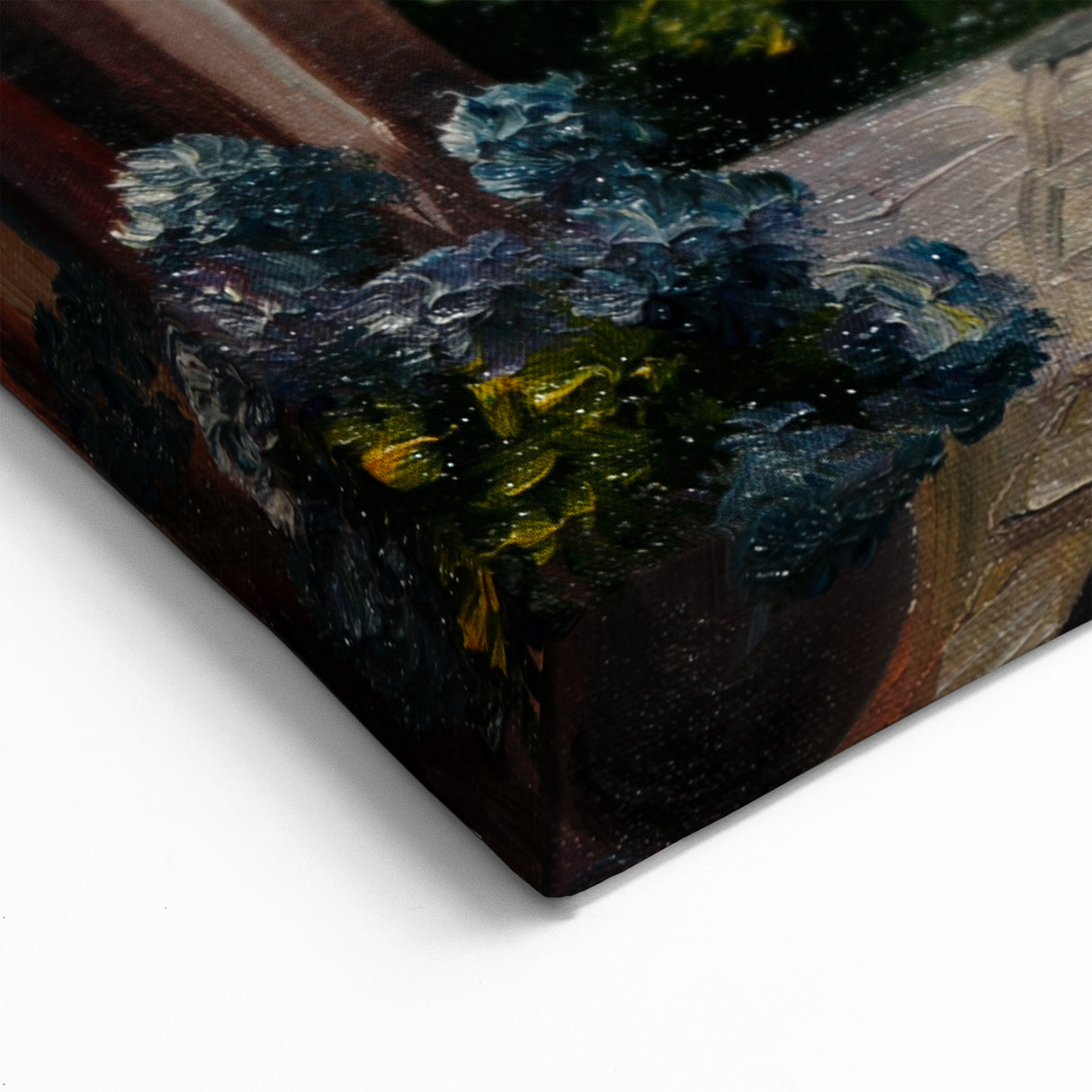 Mediterranean Village Wall Art - Coastal Canvas Print for Home Decor