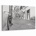 Black and White Bicycle Art - Urban Chic Cycling-Themed Wall Decor