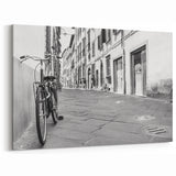 Black and White Bicycle Art - Urban Chic Cycling-Themed Wall Decor