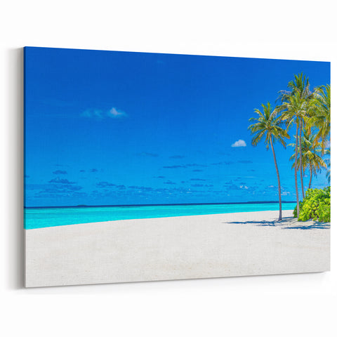 Serene Seascape Wall Art - Coastal Art Print with Ocean View Canvas