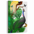 Exotic Rainforest Bird Art - Tropical Jungle Illustration Print - Nature Decor