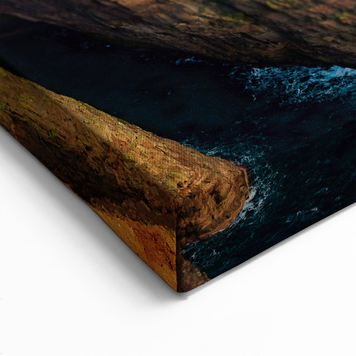 Sunset Coastal Cliffs - Vibrant Seascape Wall Art & Landscape Print