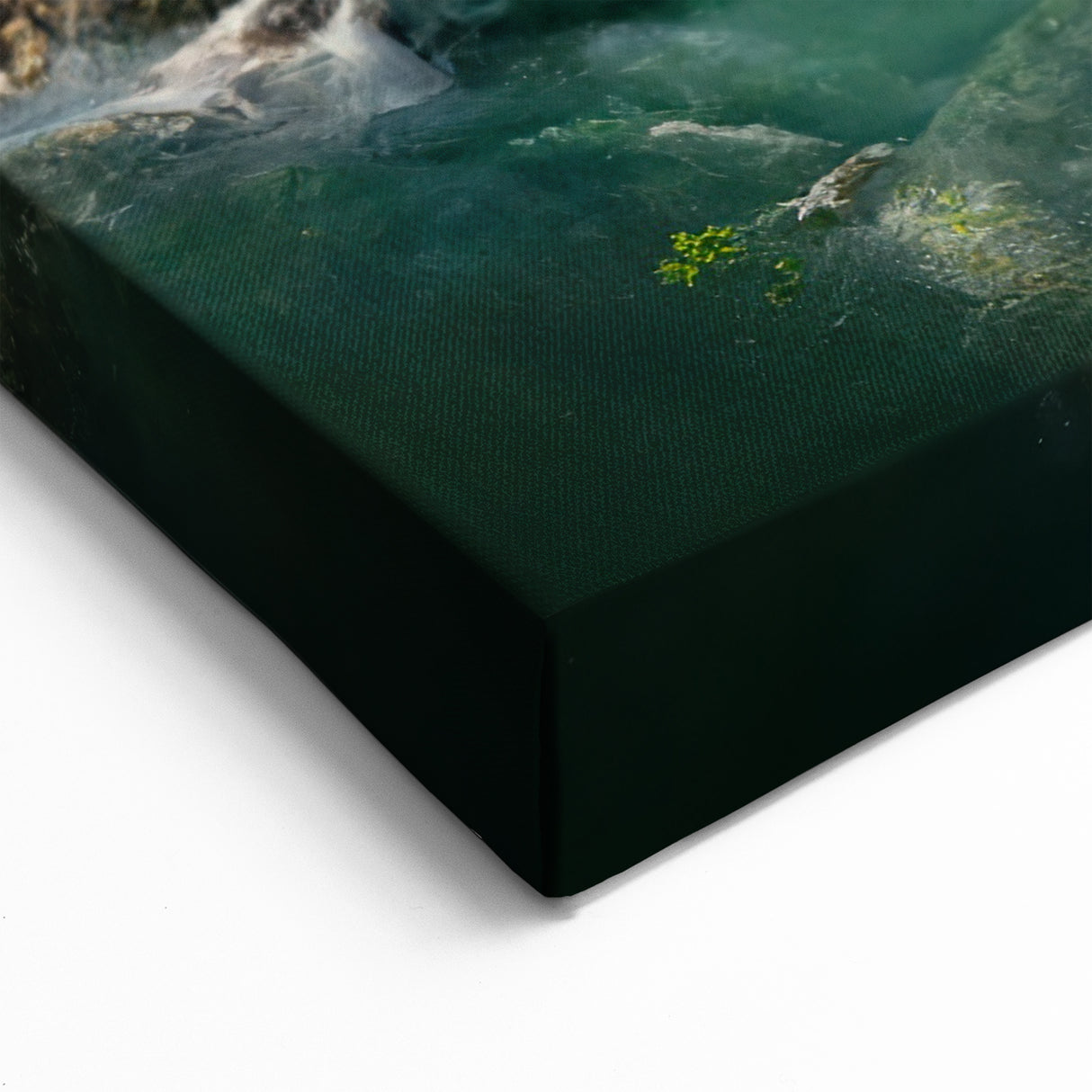 Tropical Rainforest Waterfall Art - Dramatic Jungle Landscape Print