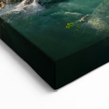 Tropical Rainforest Waterfall Art - Dramatic Jungle Landscape Print