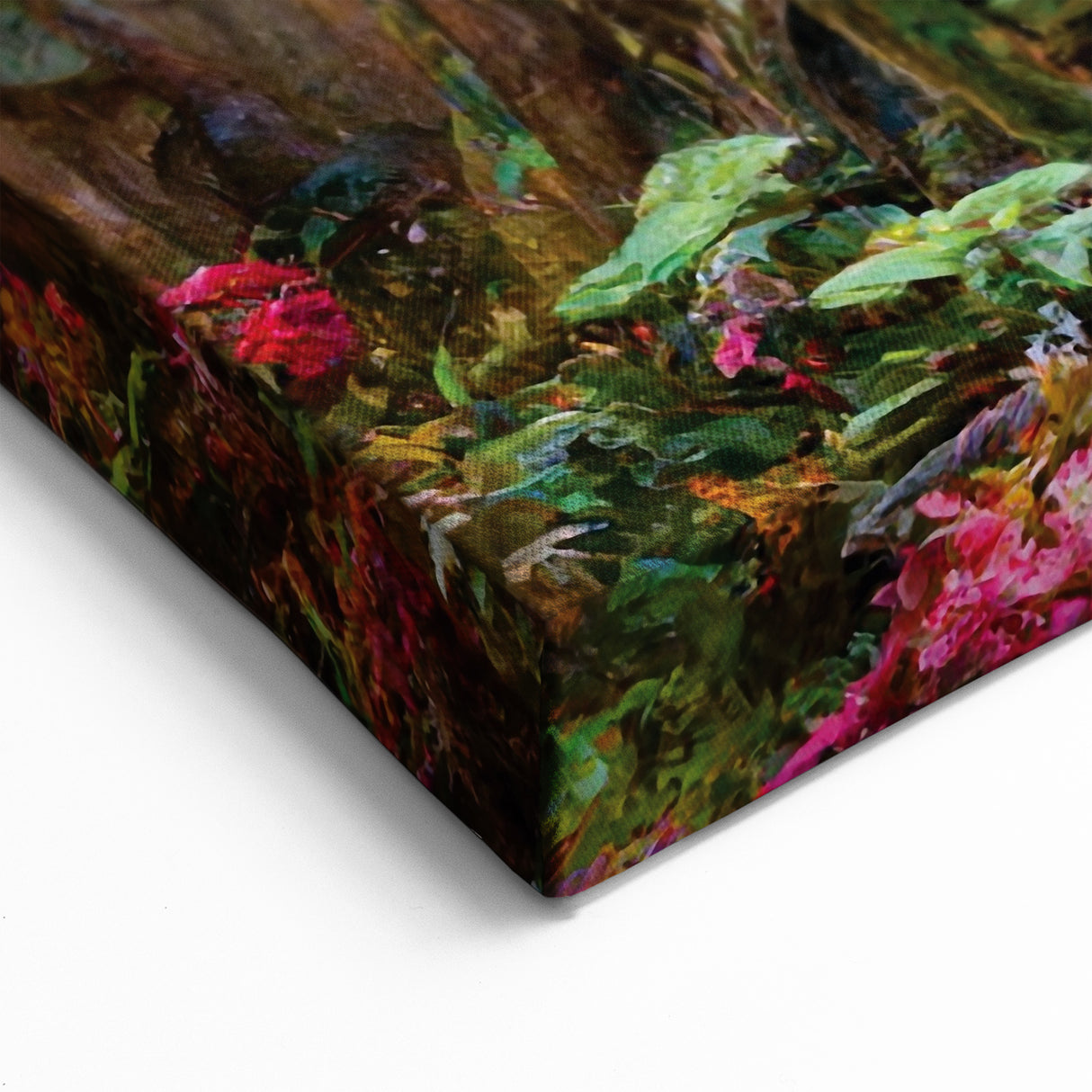 Lush Rainforest Blossom Art - Vibrant Jungle Floral Print - Nature Decor