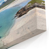 Serene Coastal Beach Scene - Tranquil Seascape Wall Art Print