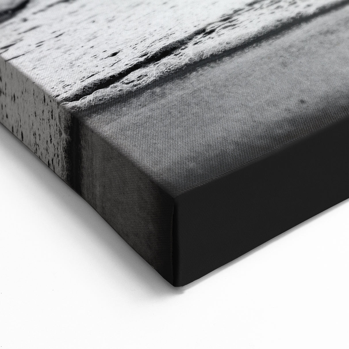 Moody Seagull Seascape - Black and White Coastal Wall Art Print