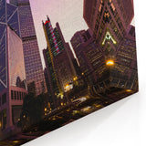 Skyscraper Wall Art | City Skyline Canvas | Modern Urban Photography