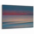 Abstract Seascape with Birds - Serene Coastal Wall Art Print