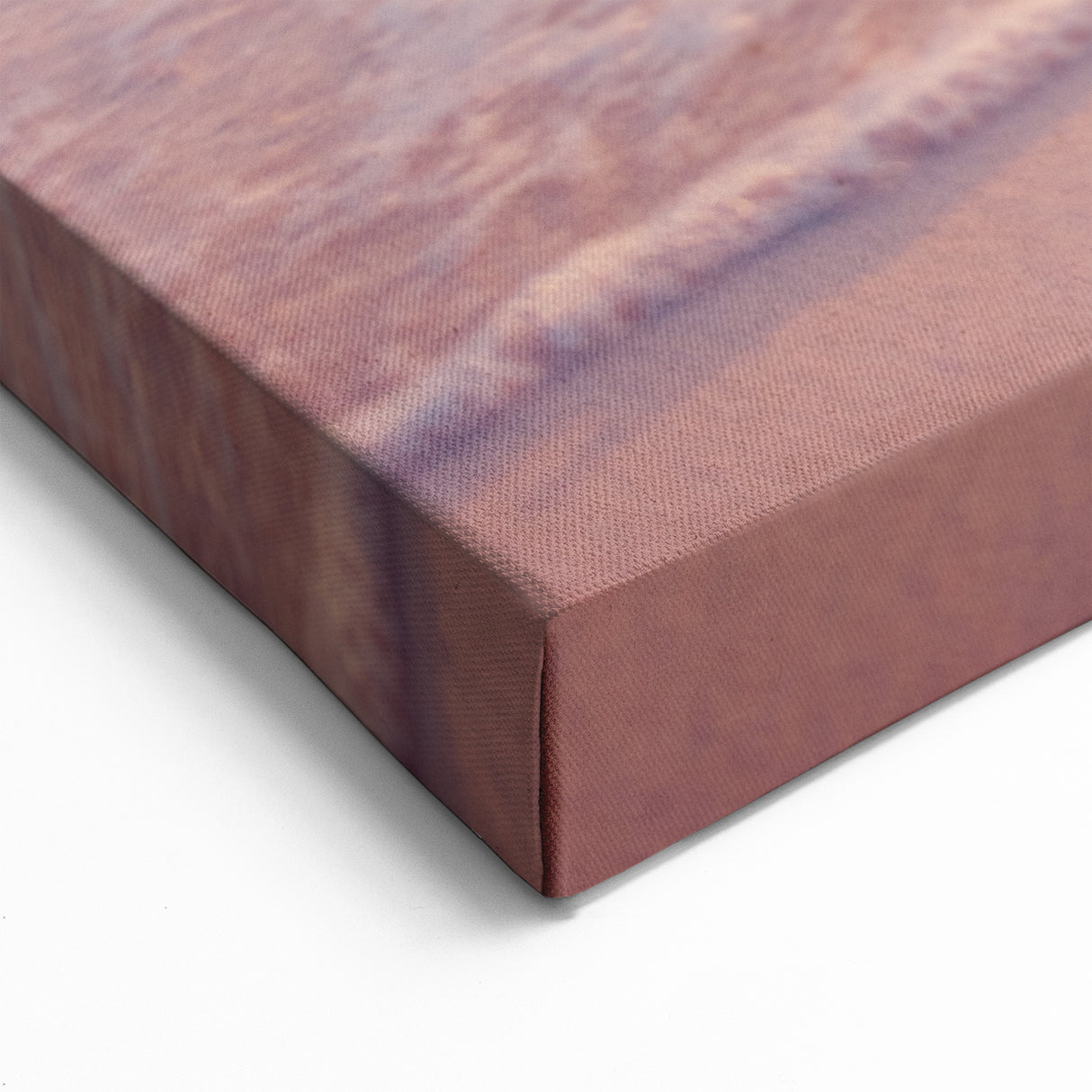 Serene Sunset Beach Wall Art - Soft Pastel Ocean Waves Canvas Print