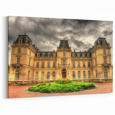 Majestic European Palace Wall Art - Grand Architectural Print Decor