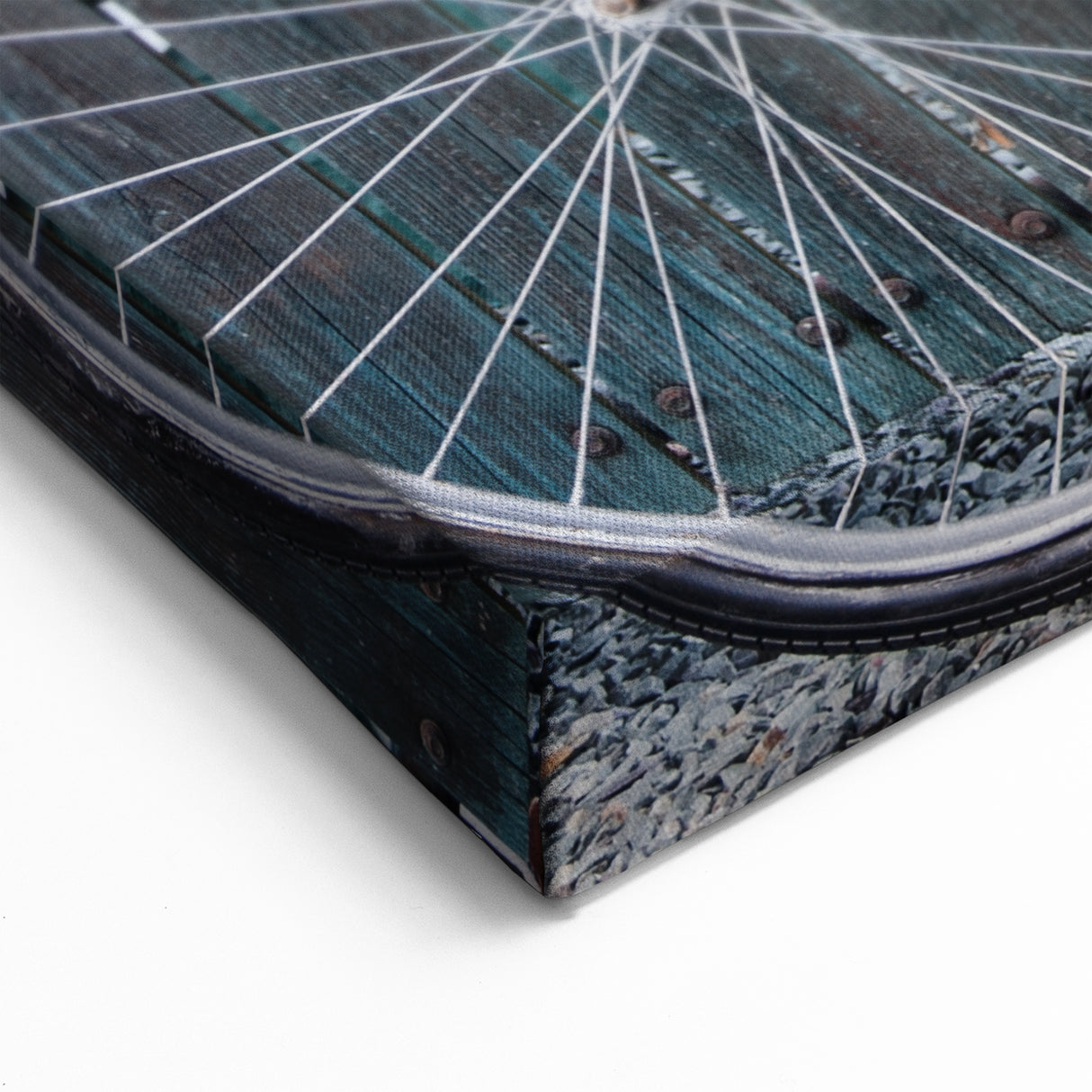 Floral Bicycle Art Print - Charming Cycling-Themed Wall Decor