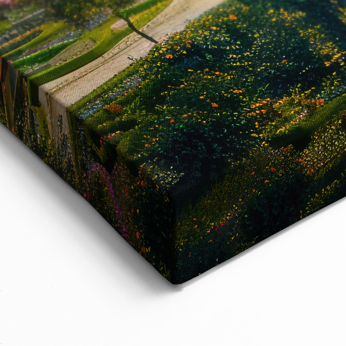 Spring Palace Garden Art Print - Luxurious Architectural Wall Decor