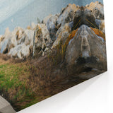 Seaside Bicycle Art - Tranquil Coastal Cycling-Themed Wall Decor