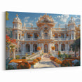 Baroque Palace Garden Art Print - Luxurious Architectural Wall Decor