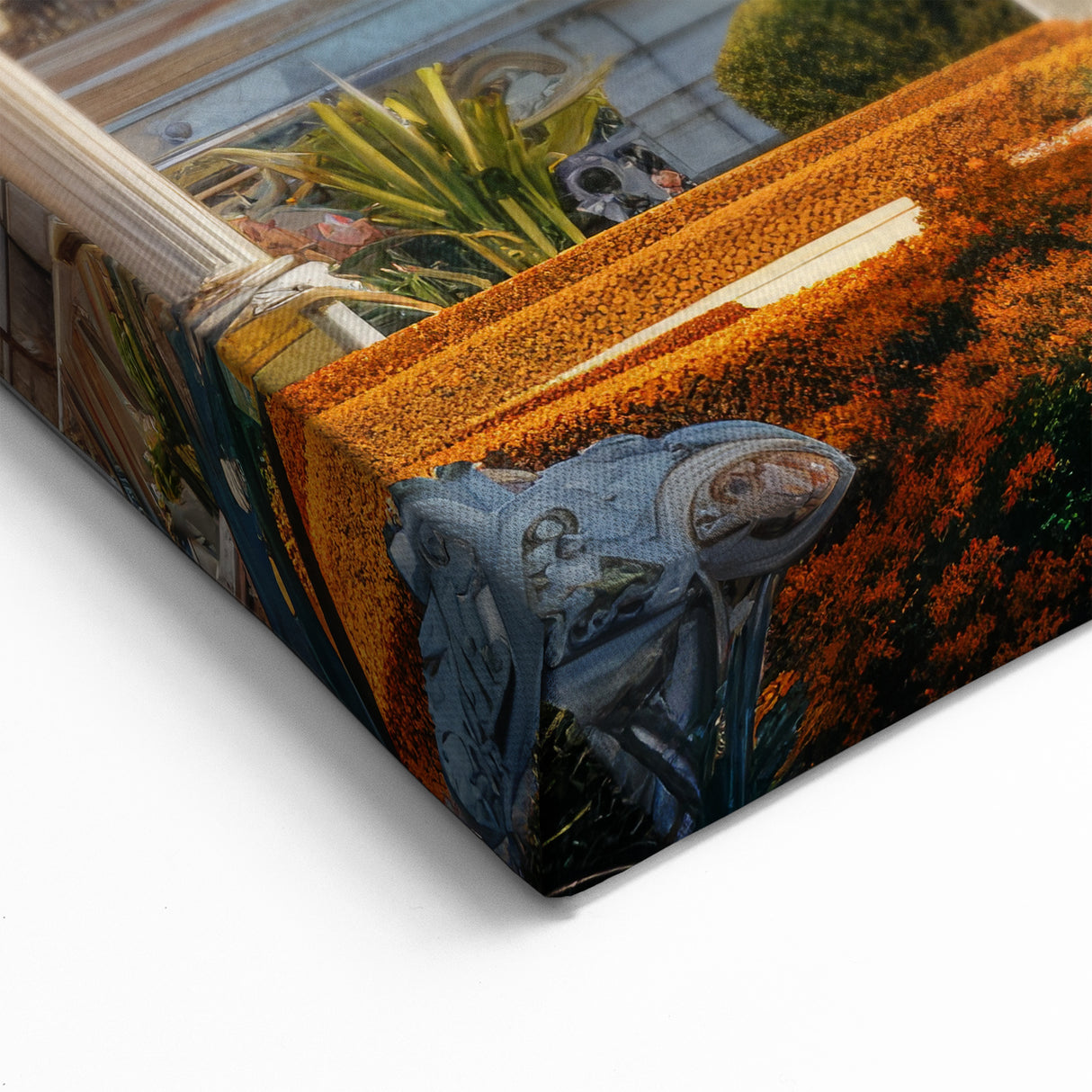 Baroque Palace Garden Art Print - Luxurious Architectural Wall Decor