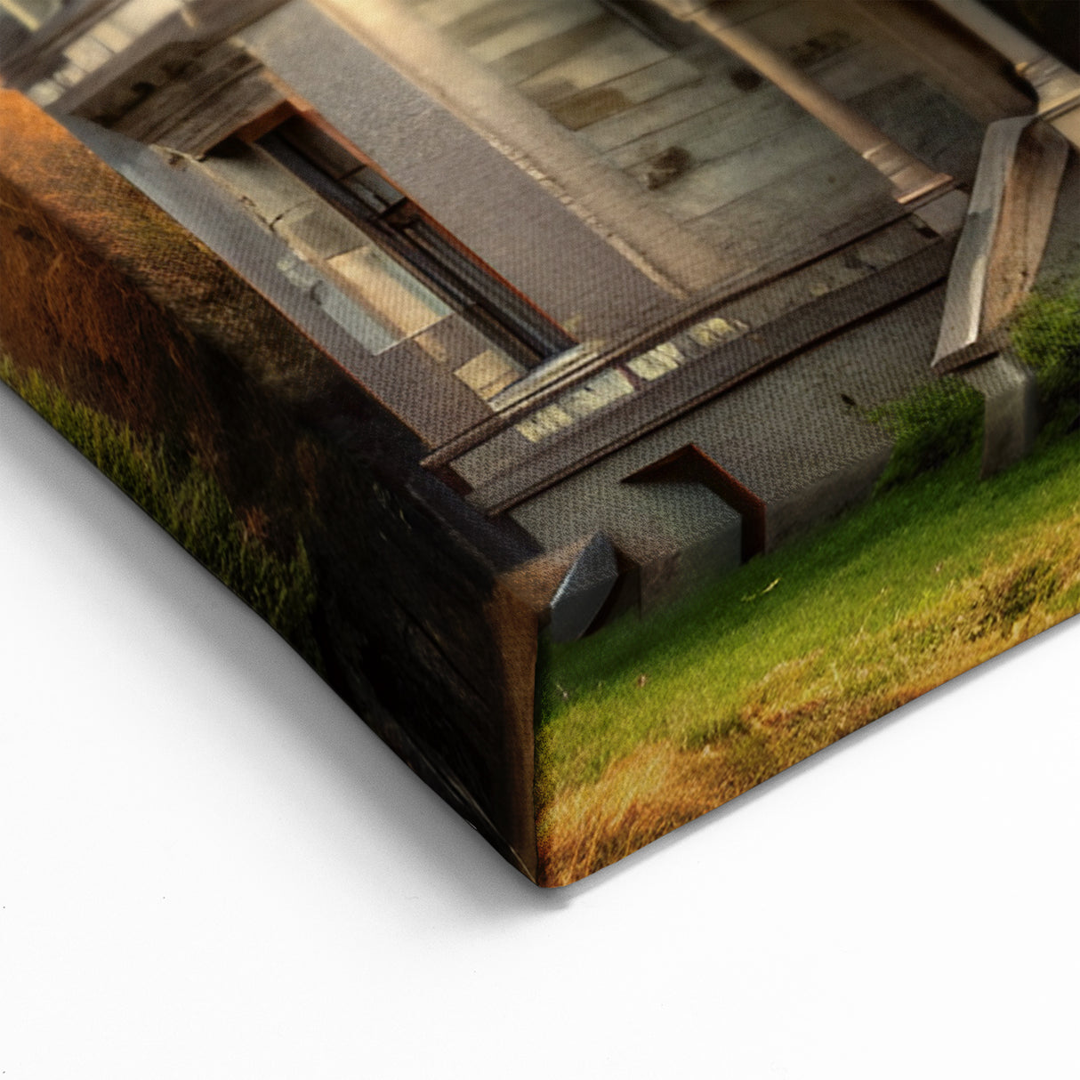 Victorian Gothic Mansion Art Print - Dramatic Architectural Wall Decor