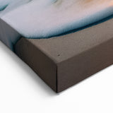 Serene Ocean Wave Canvas - Tranquil Sunset Beach Wall Art