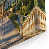 Elegant Palace Exterior Art Print | Luxurious Garden Architecture Decor