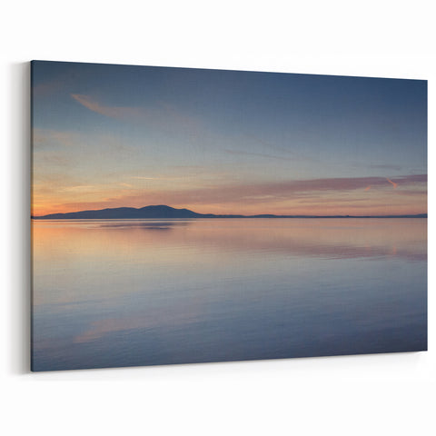 Calm Sunset Horizon Canvas - Peaceful Coastal Wall Art for Serenity