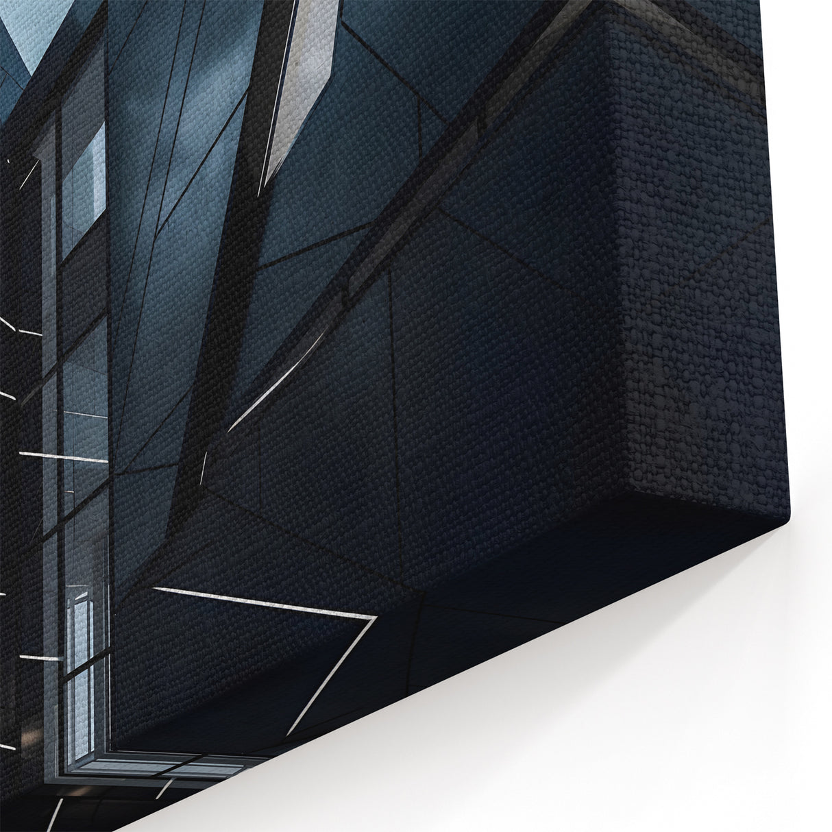 Futuristic Skyscraper Wall Art | Modern Architecture Prints | Urban Nightscape