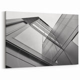 Contemporary Black and White Skyscraper Art - Cityscape Photography Print